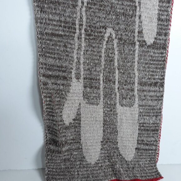 Green 3 Apparel Recycled Cotton Sock Monkey Scarf Long Novelty Whimsical 9.5x76 - Picture 3 of 8